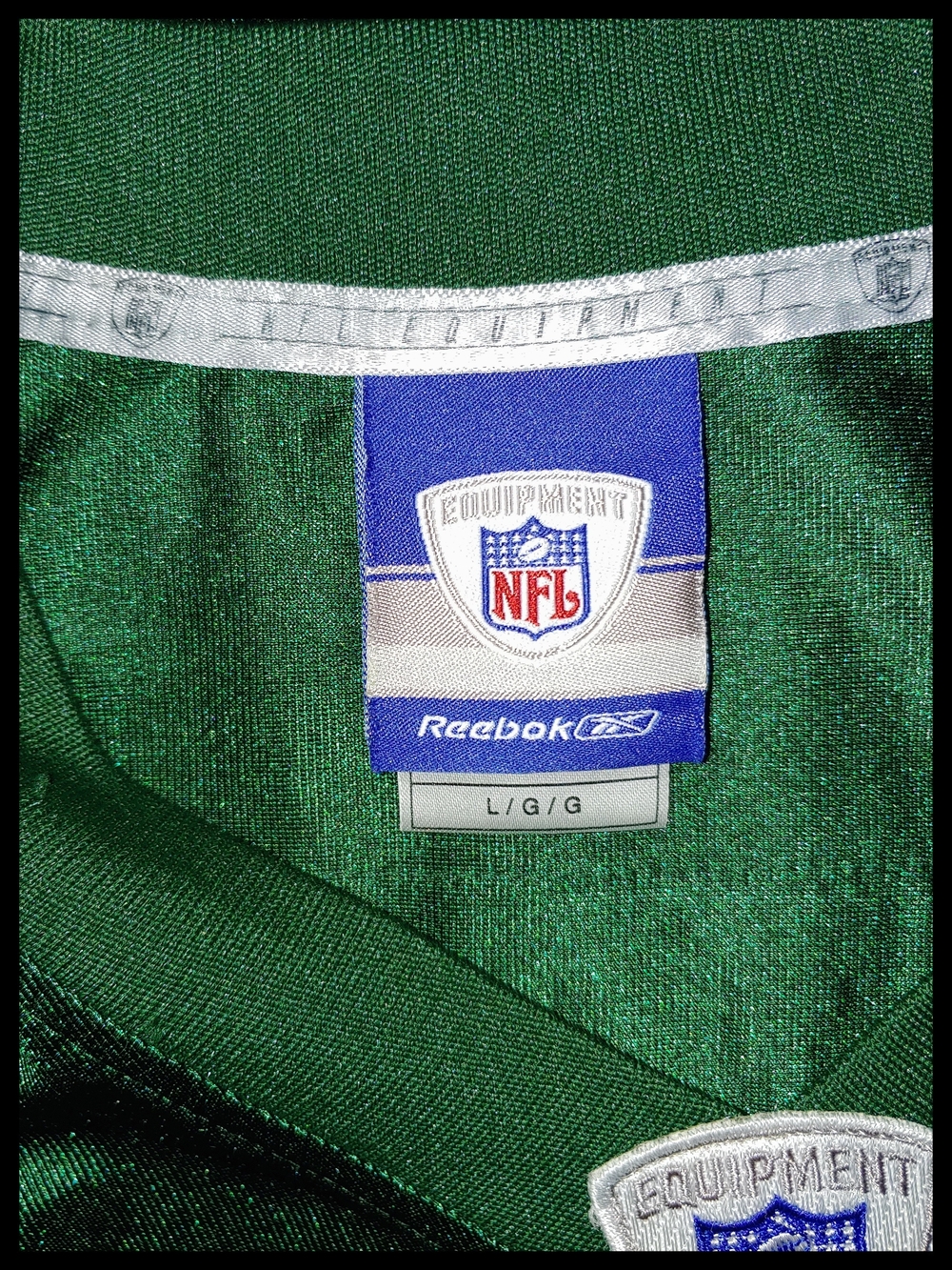 Vintage Reebok On Field New York Jets #51 Vilma Green Jersey NFL - Picture 4 of 6